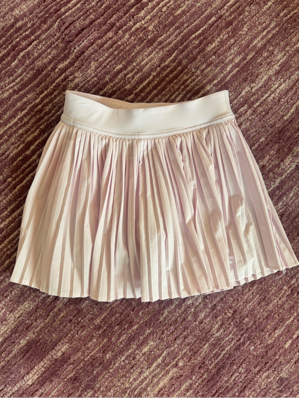 lululemon athletica Pleated Pale Pink Mini Skirt